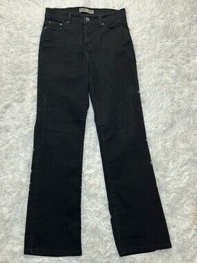 Levi's 512 Women's Bootcut Jeans Size 6 Short Perfectly Slimming Black Stretch